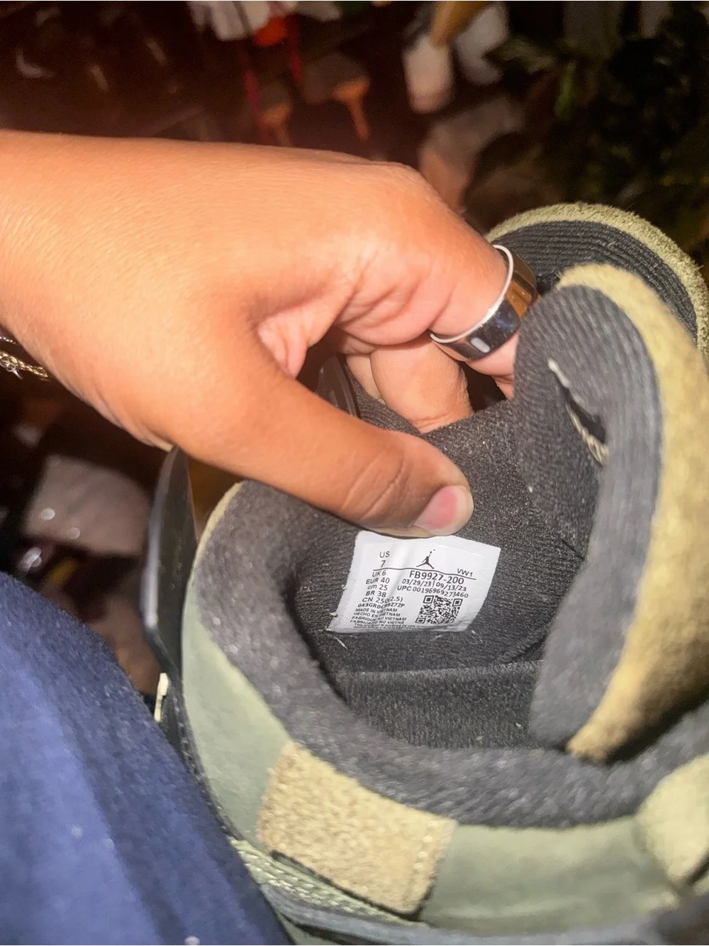 Jordan 4 Retro SE Craft Olive